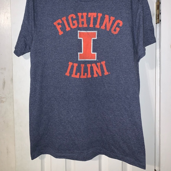 π ποΈ University of Illinois Fighting Illini Double Time Marquee Shirt ποΈπ - Picture 3 of 7
